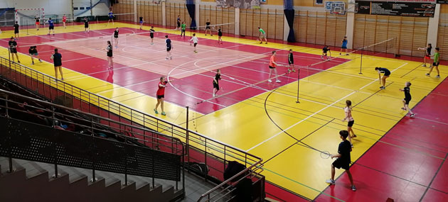Szkolenie badmintona w Luboniu styczeń 2023